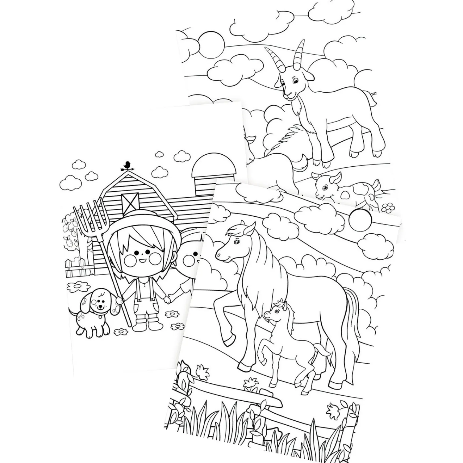 Kleurboek Boerderij-Haza Witbaard