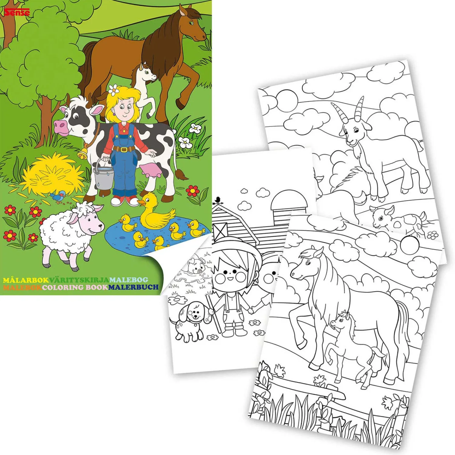 Kleurboek Boerderij-Haza Witbaard