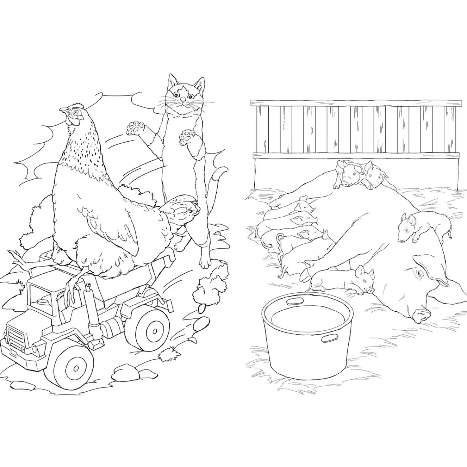 Kleurboek Boerderijdieren>Selecta Outlet