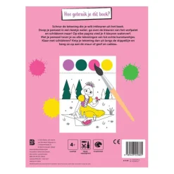 Standaard Uitgeverij Kleurboek met Verfpalet en Penseel Prinsessen Online