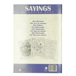 Kleurboek Sayings><noscript><img width=