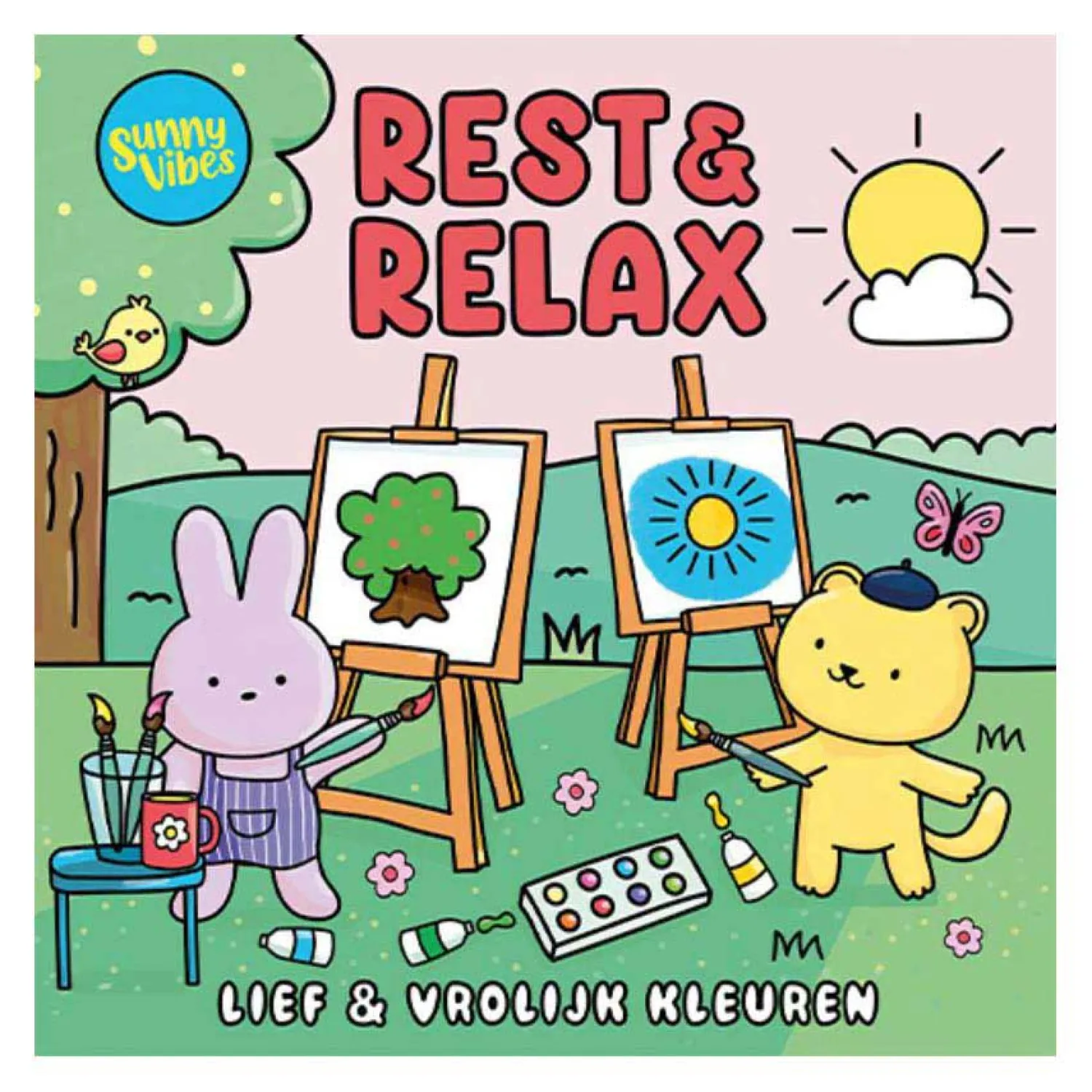 Kleurboek Sunny vibes - Rest & relax>Lantaarn Publishers Best
