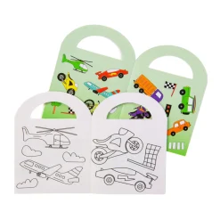 Kleurboekje met Stickers Voertuigen>Duckiez Hot