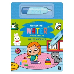 Standaard Uitgeverij Kleuren met Water Voor de Kleintjes Eerste Woordjes 18m+ New