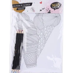 Kleuren op Nummer, 5 Vellen & potloden Discount