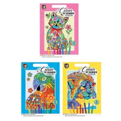 Creative Craft Group Kleuren op Nummer Dier met 8 Kleurpotloden Online