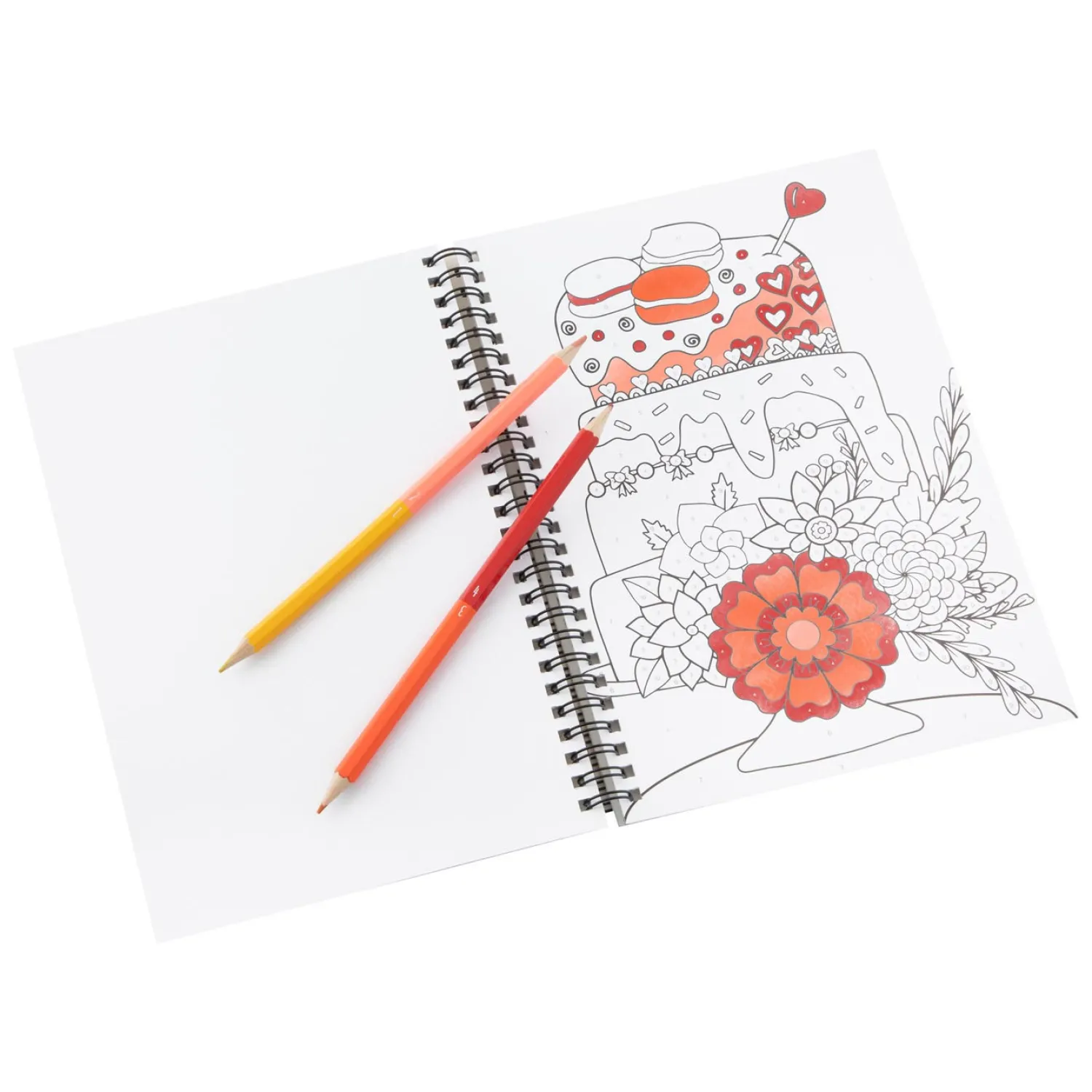 Grafix Kleuren op Nummer Kleurboek met Kleurpotloden.