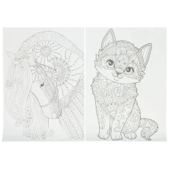 Creative Craft Group Kleuren op Nummer met 5 Kleurpotloden New