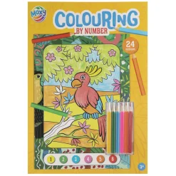 Kleuren op Nummer met 6 Kleurpotloden-Creative Craft Group Outlet