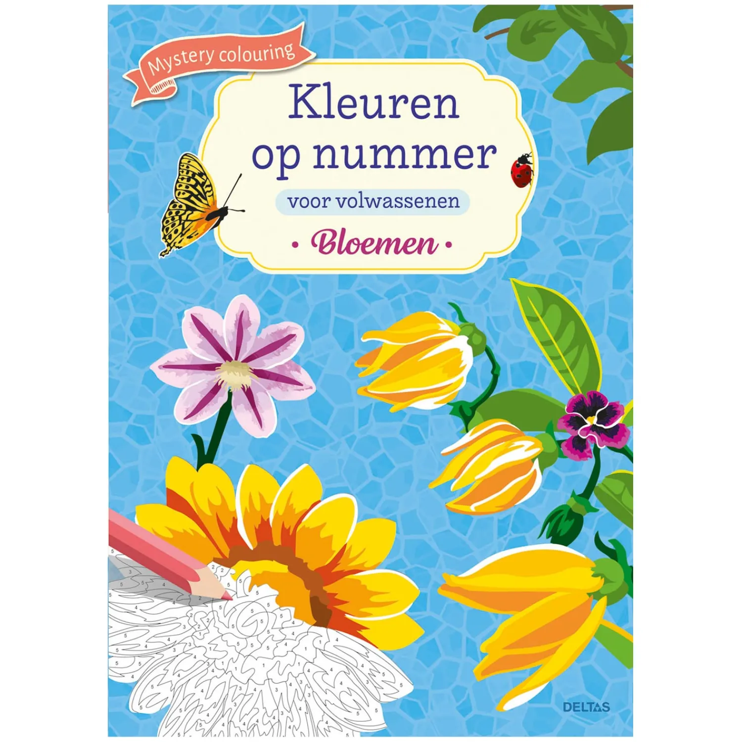 Kleuren op nummer voor volwassenen - Bloemen>Deltas Best