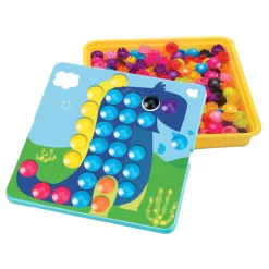 Kleurenbuttons met Opbergbox Geel, 55dlg.- Hot