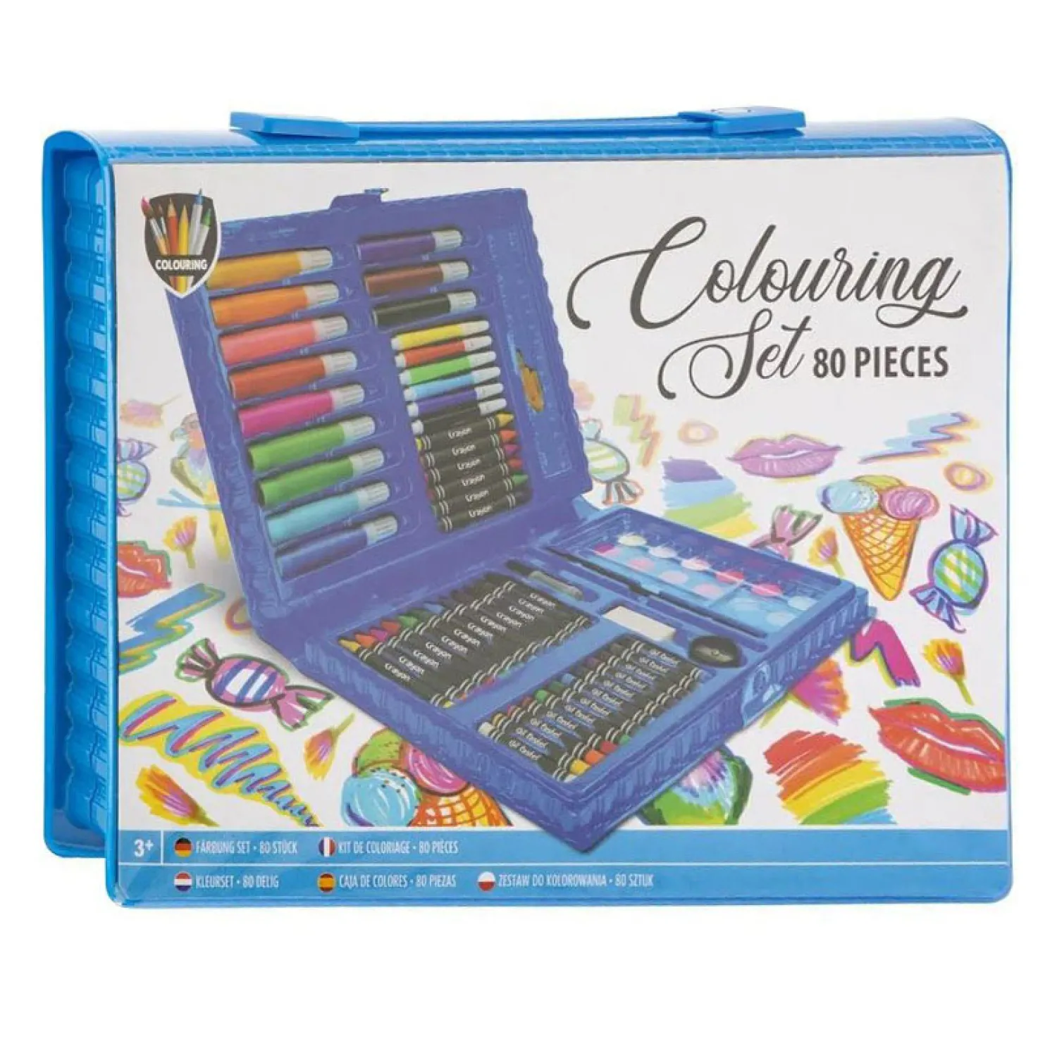 Creative Craft Group Kleurkoffer, 80dlg Clearance