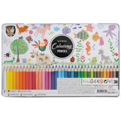 Kleurpotloden in Tinnenbox, 36st.><noscript><img width=