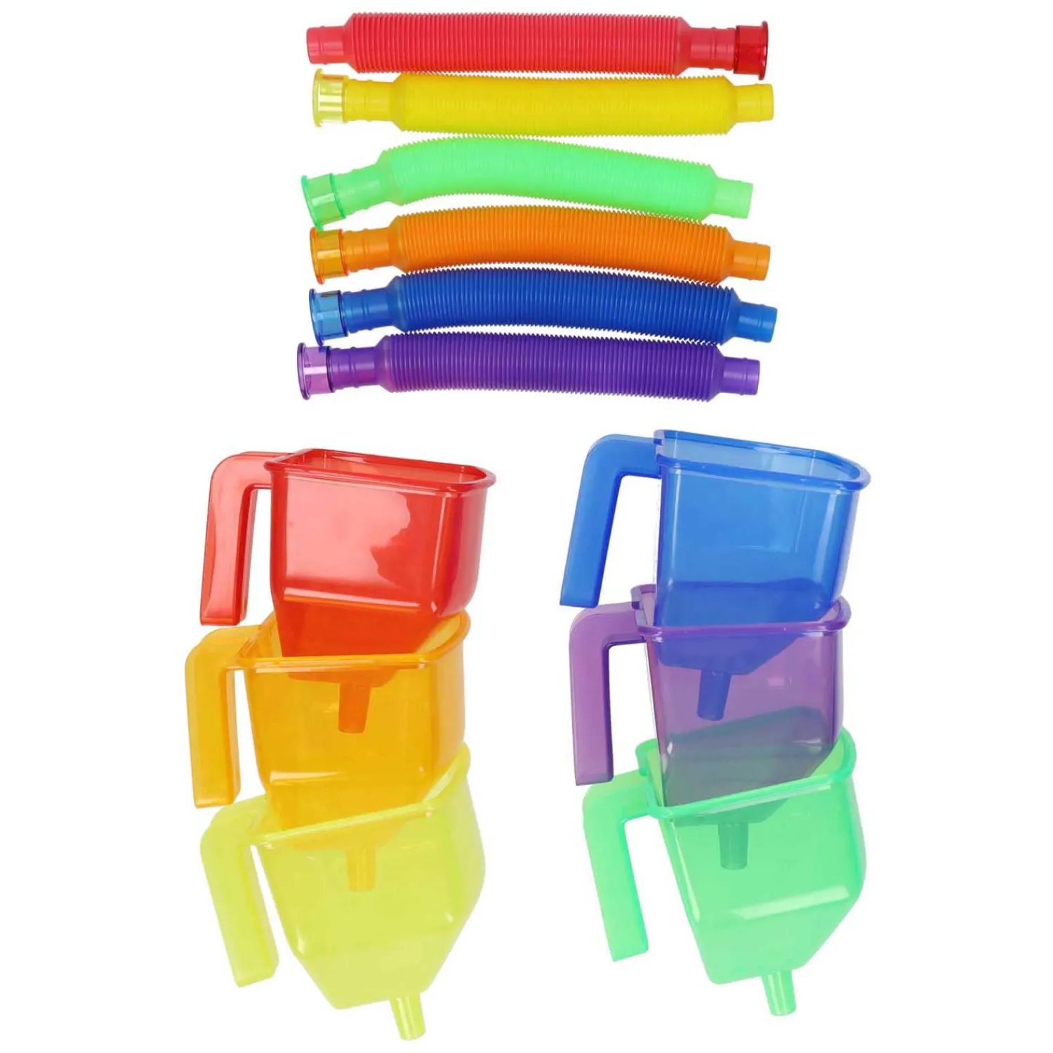 Kleurrijke Trechters met Handvat> Hot