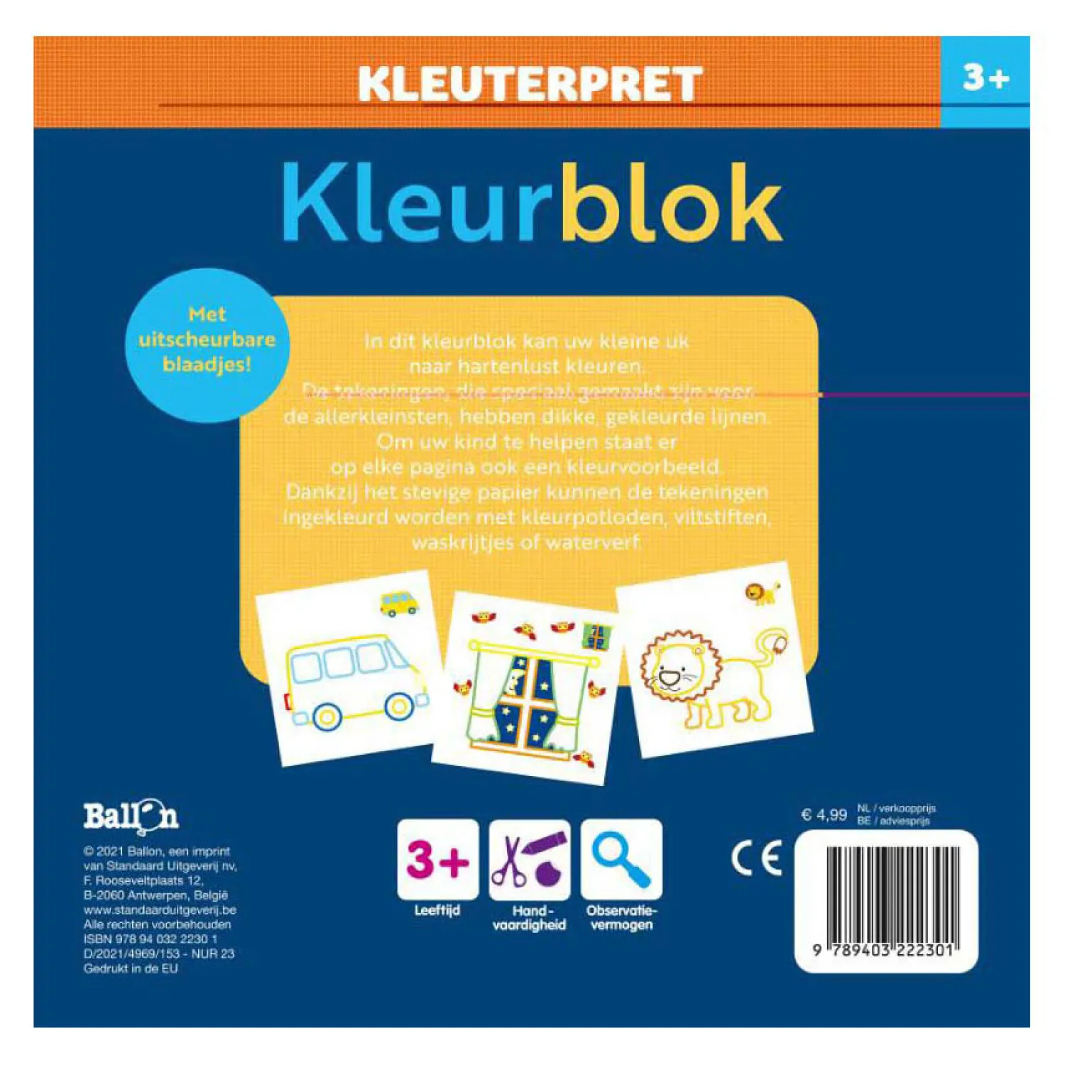 Wins Holland Kleuterpret Kleurblok Raket 3+ Best