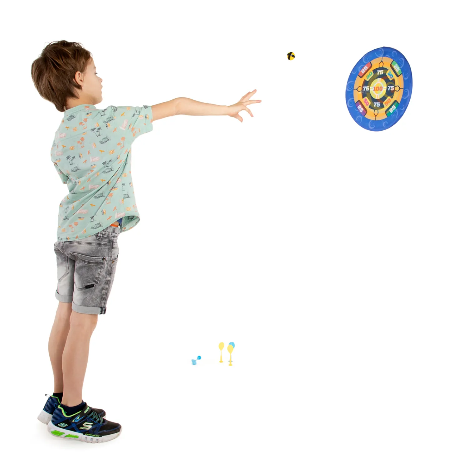 Klittenband Dartbord & Frisbee, 2in1 Clearance