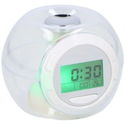 Klok en Weerstation, 2 Leds- Discount