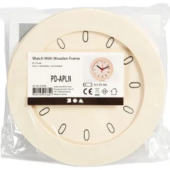 Klok met Houten Frame>Creativ Company Outlet