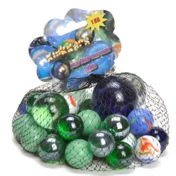 Knikkers in Net, 1kg> New