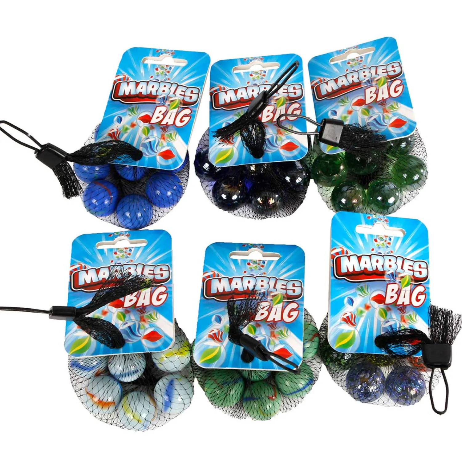 Knikkers in net, 8st.- Discount