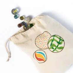 Knikkerzak Naturel, 5st.-Creativ Company New