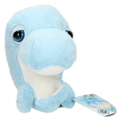 Knuffel Big Head Pluche Dolfijn, 21cm- New