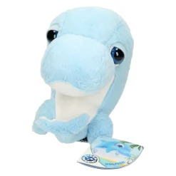 Knuffel Big Head Pluche Dolfijn, 21cm- New