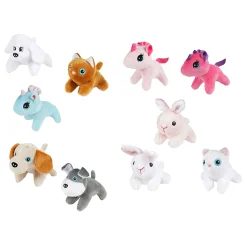 Knuffel Pluche Dier in Draagkoffer, 10cm>Toi-Toys Sale