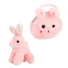 Knuffeldier in Handtas Pluche - Konijn>Toi-Toys
