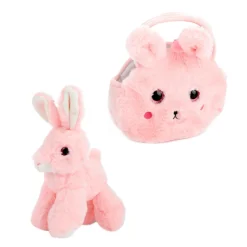 Knuffeldier in Handtas Pluche - Konijn>Toi-Toys