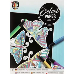 Knutselset Fluweel Papier><noscript><img width=