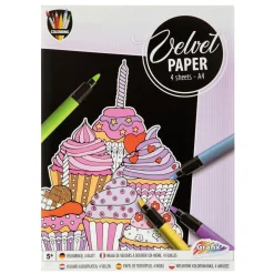 Knutselset Fluweel Papier><noscript><img width=