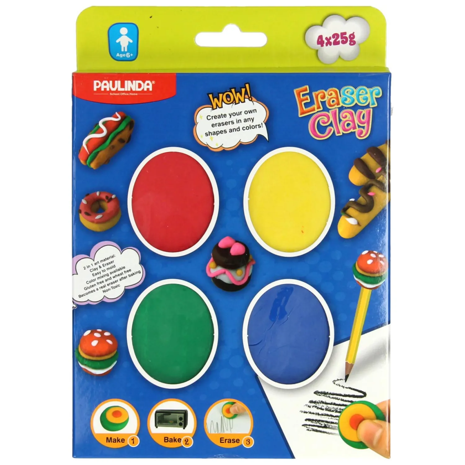 Paulinda Knutselset Gummen Maken, 4st New