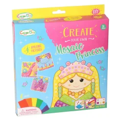 Knutselset Mozaïek Prinses Maken, 4 platen Clearance