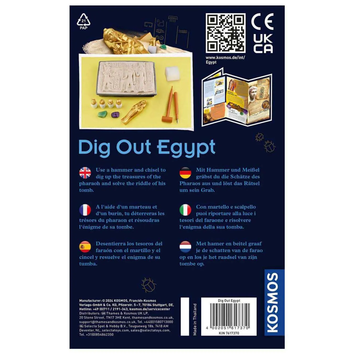 Kosmos Dig Out Pharao's Treasure Speelset>Selecta