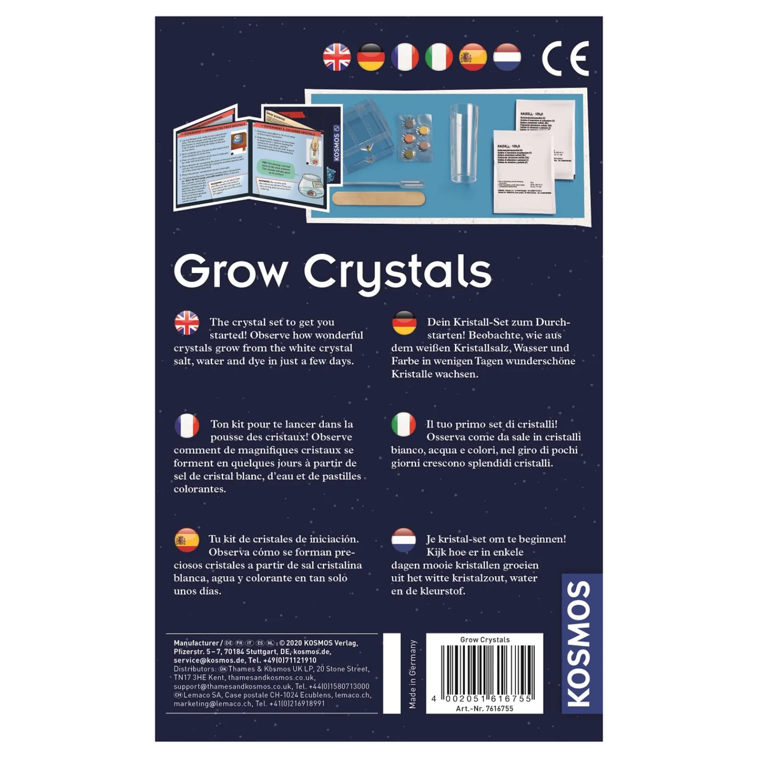 Kosmos Groei je eigen Kristallen Clearance