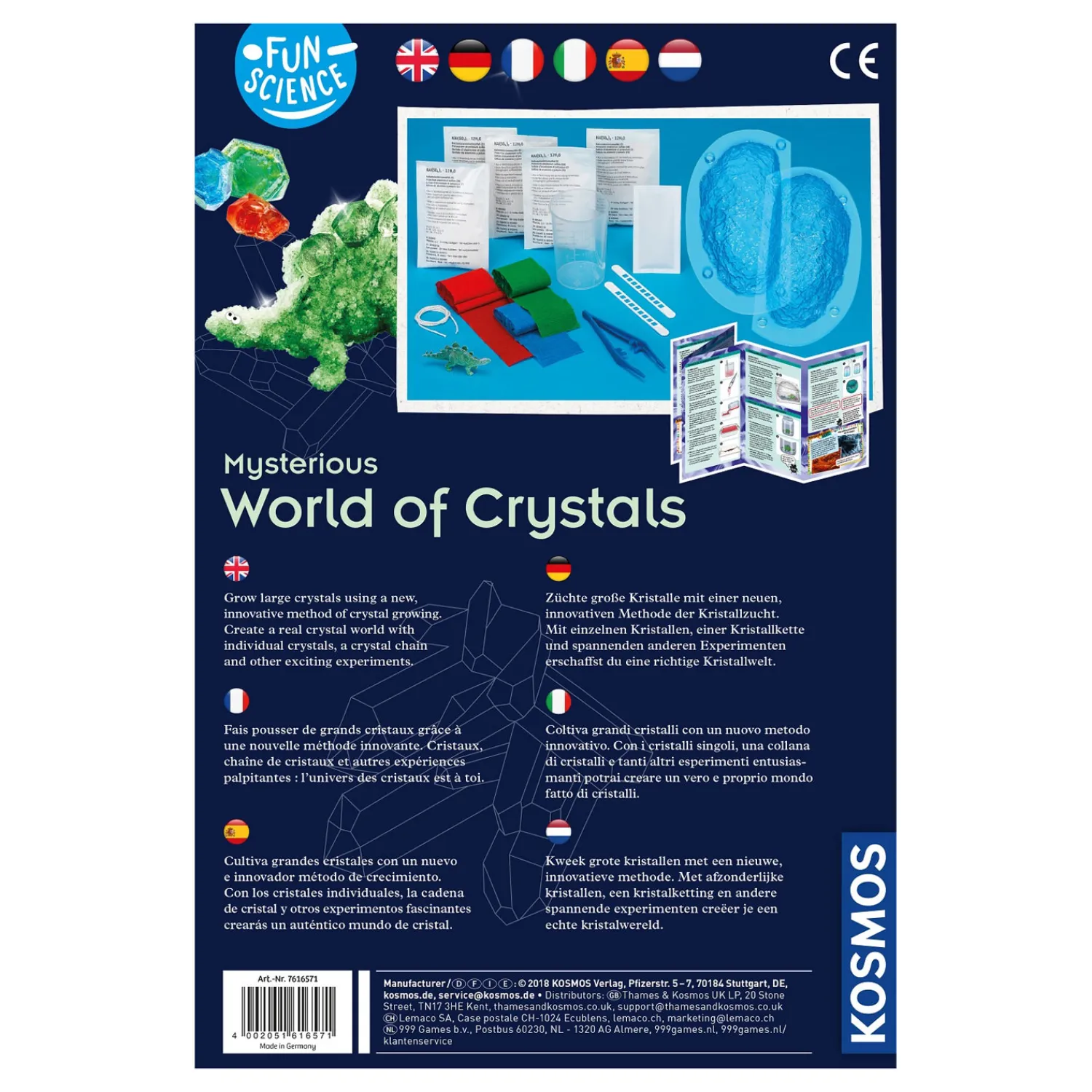 Kosmos Wereld van Kristallen Experiment Set Best