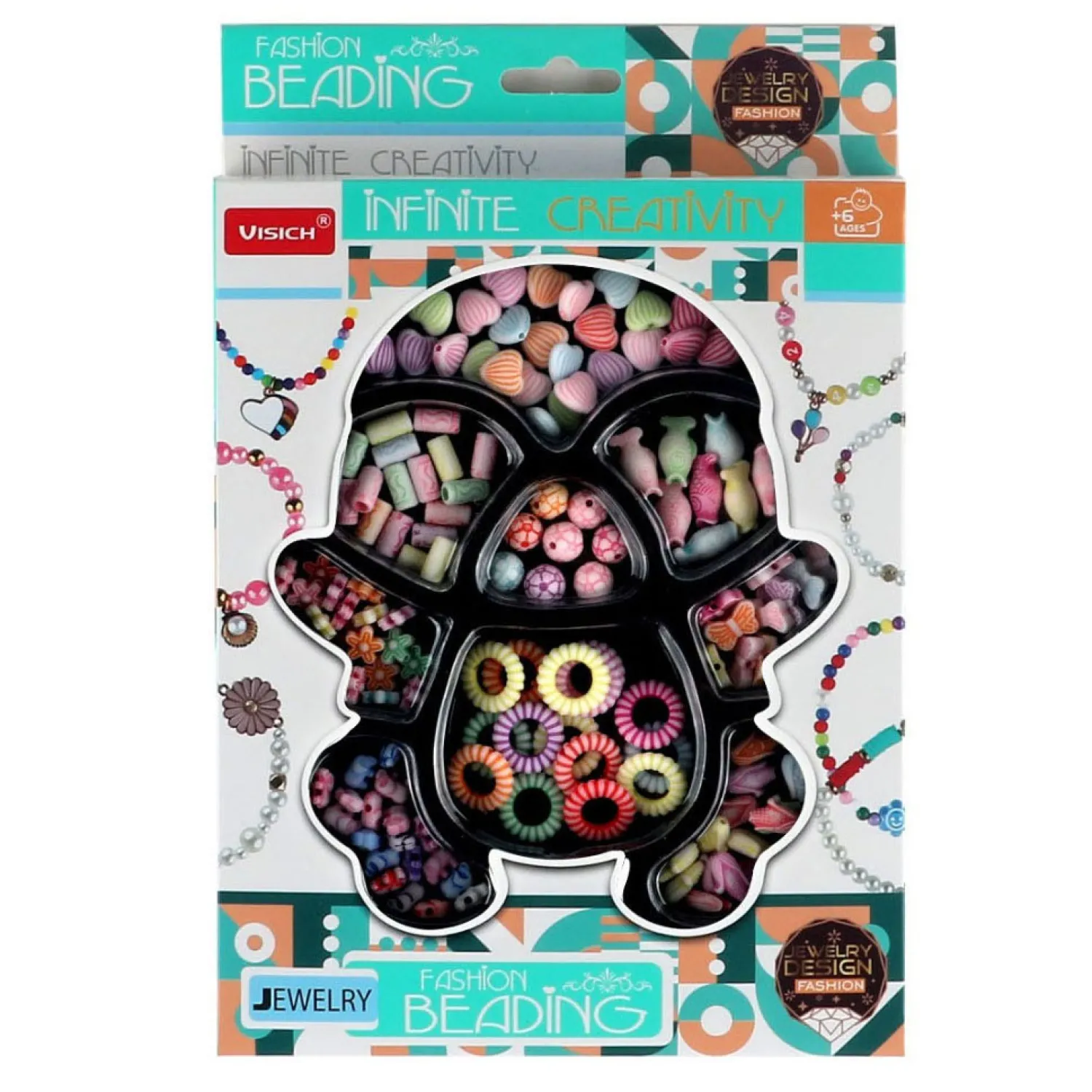 Kralenset Pastel Gemixt- Hot