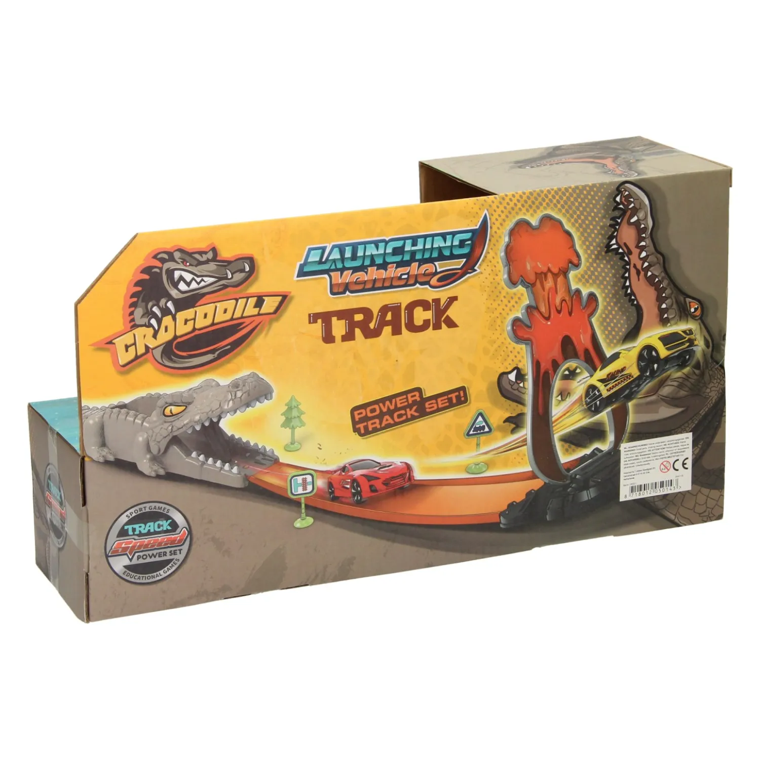 Krokodil Auto Lanceerbaan Set- Discount