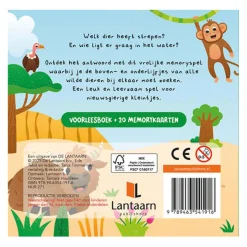 Lantaarn Publishers Kun Je Mij Vinden? Wilde Dieren Voorleesboek en 20 Memokaarten Sale