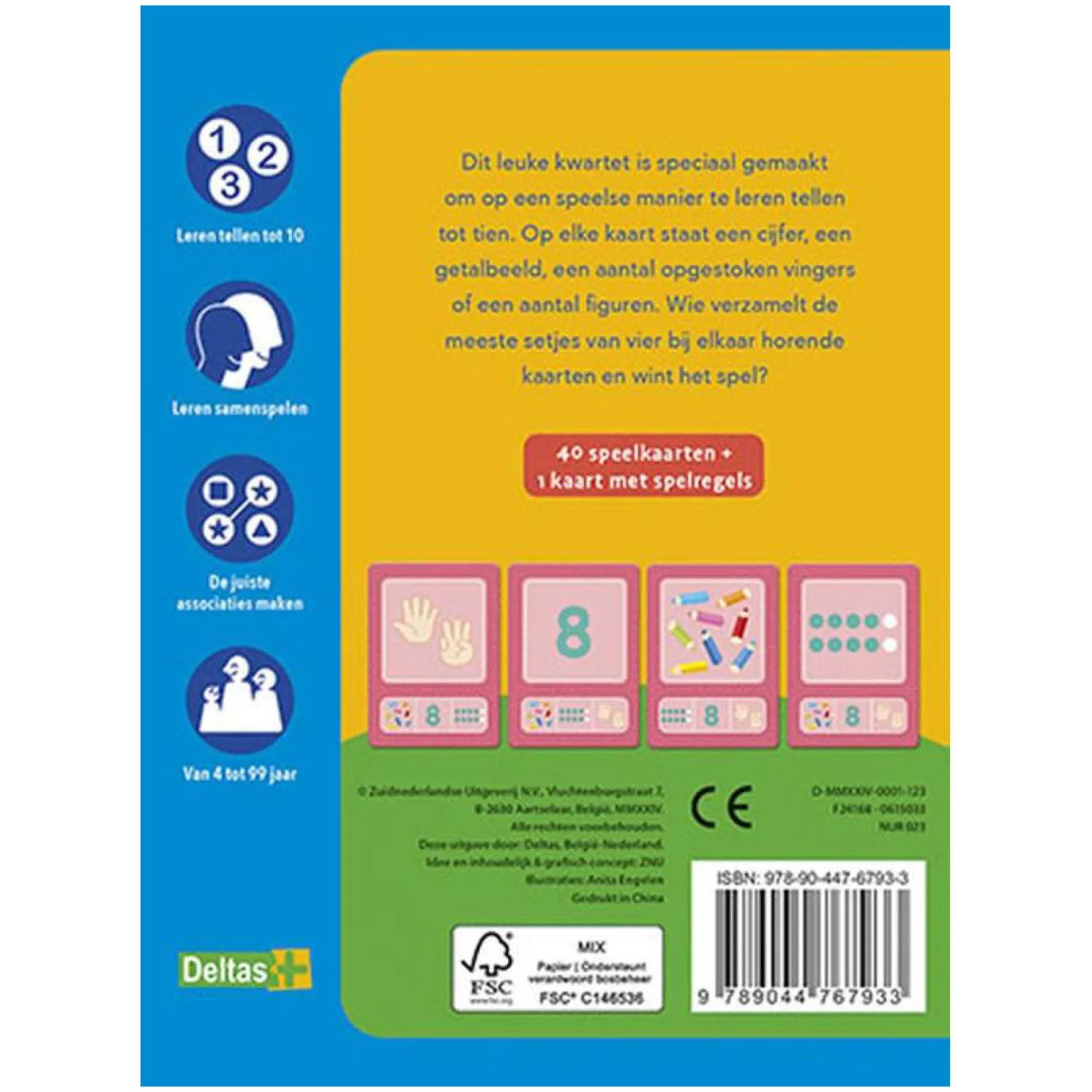 Kwartet - Ik leer tellen tot 10>Deltas Outlet