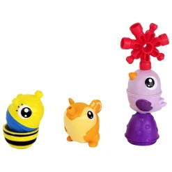 - Set Dieren Bij en Paarse Vogel - 6st.><noscript><img width=