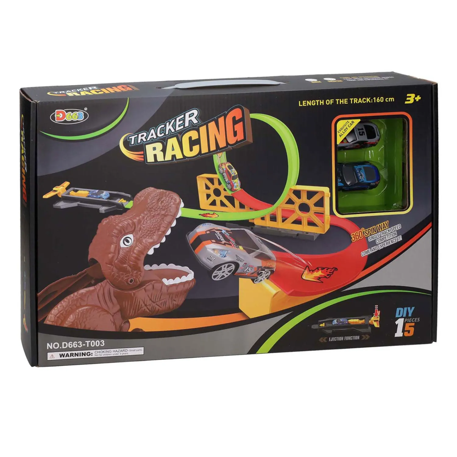 Lanceerset Dino met Looping & Schans> Sale