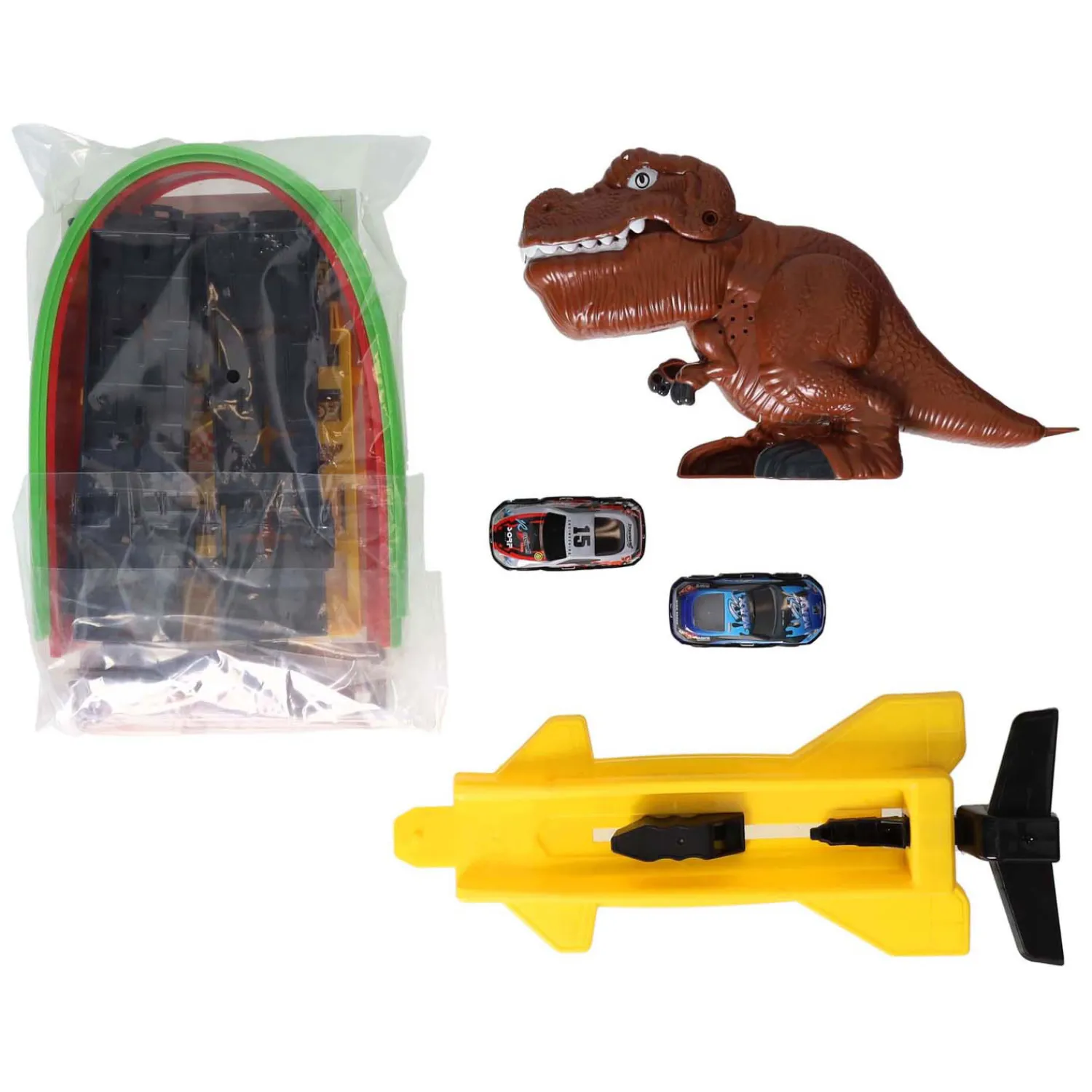 Lanceerset Dino met Looping & Schans> Sale