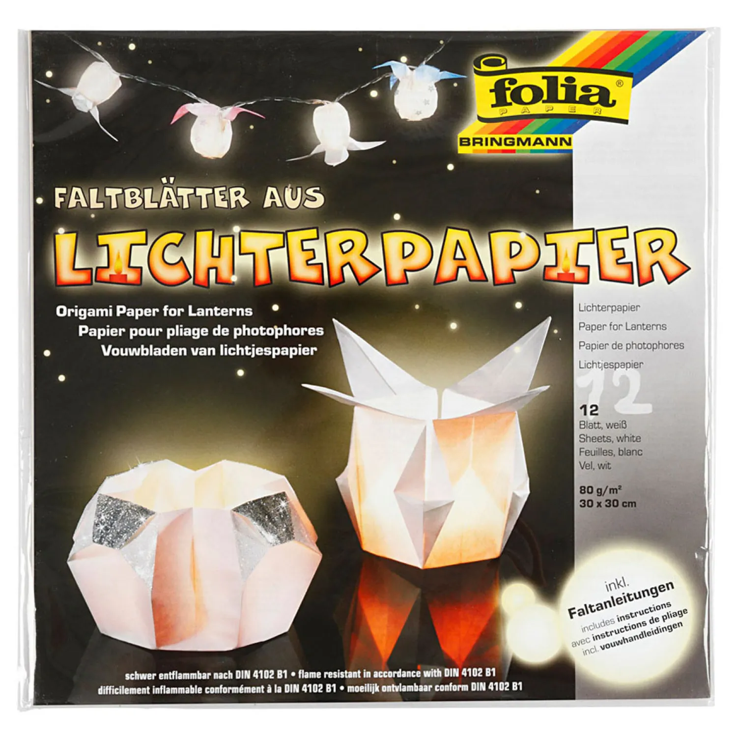 Creativ Company Lantaarnpapier Wit, 30x30cm Best