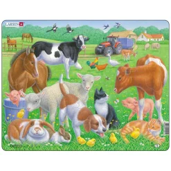 Larsen Legpuzzel Dieren - Huisdieren en Boerderijdieren, 15st.>Selecta Outlet