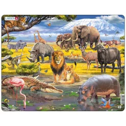 Larsen Legpuzzel Dieren - Afrikaanse Savanne, 43st.-Selecta Online