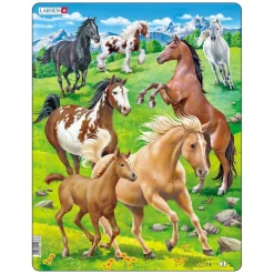 Larsen Legpuzzel Dieren - Paarden, 65st.-Selecta Hot