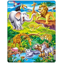Selecta Larsen Legpuzzel Dieren - Op Safari, 18st. Clearance