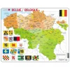 Larsen Legpuzzel Kaart Belgie, 48st.>Selecta Clearance